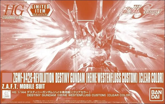 HG 1/144 Destiny Gundam (Heine Westenfluss Custom) [Clear Color]