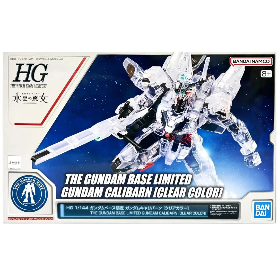 HG 1/144 The Gundam Base Limited Gundam Calibarn [Clear Color]