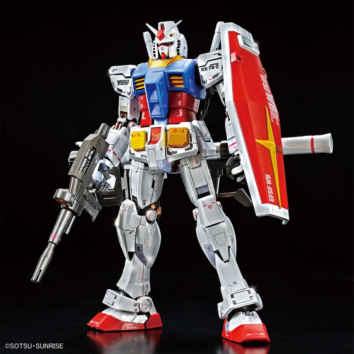 MG 1/100 THE GUNDAM BASE LIMITED RX-78-2 GUNDAM Ver.3.0 [TITANIUM FINISH]