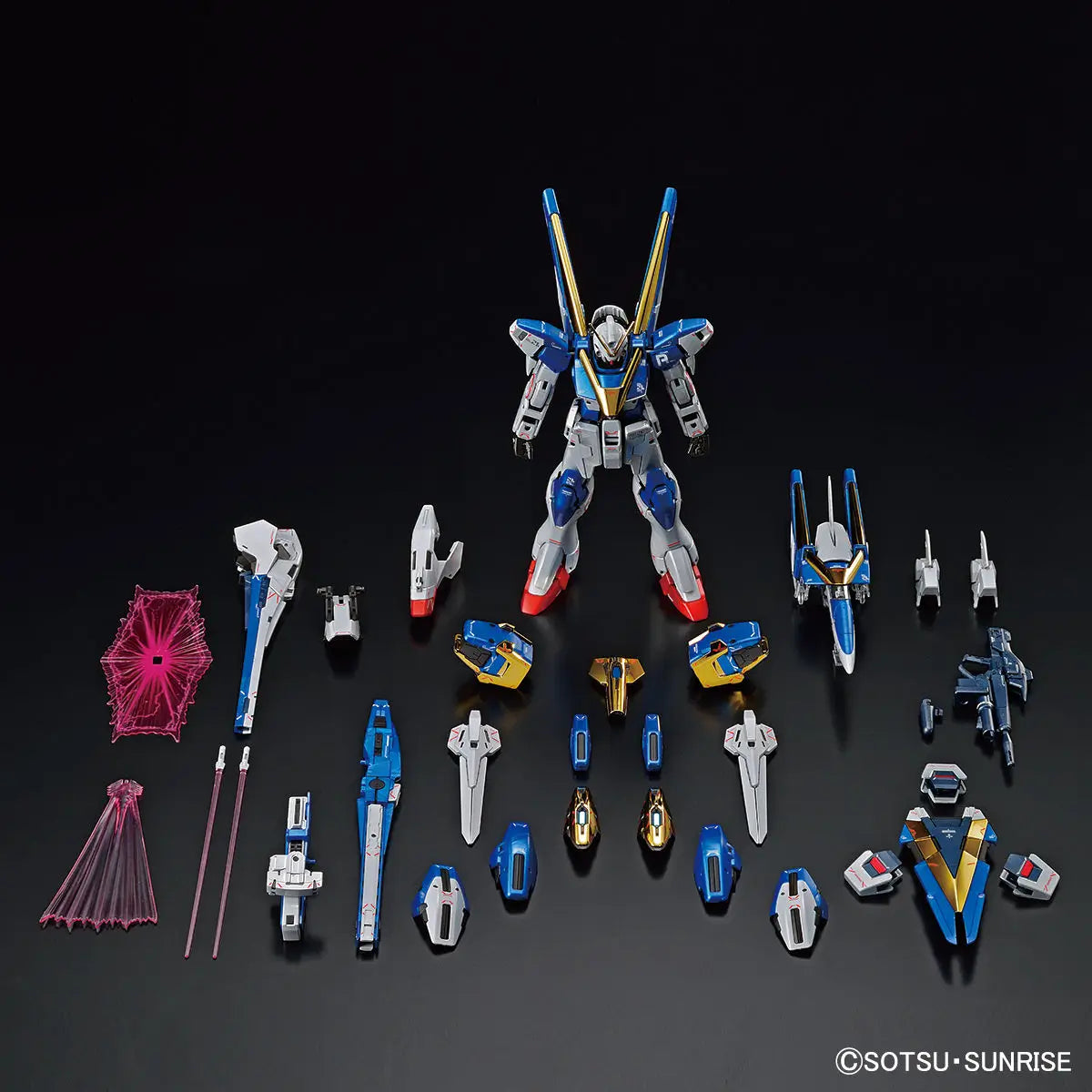 MG 1/100 The Gundam Base Limited Victory Two Assault Buster Gundam Ver.Ka [Titanium Finish]