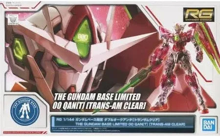RG 1/144 The Gundam Base Limited 00 Qan[T] [Trans-Am Clear]