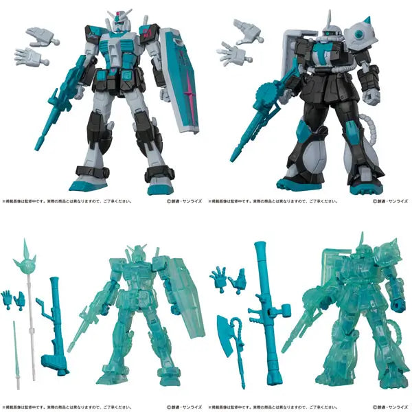 [預購] 機動戰士鋼彈(高達) MOBILE SUIT Capsule Action – 初音未來 Color Ver. （一箱 4 盒，4 種類型）