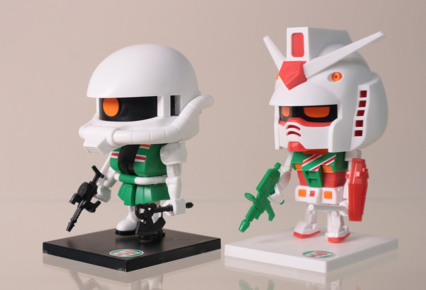 1/1 Gundpla-Kun & Zakupla-Kun [7-Eleven Limited Color] Set